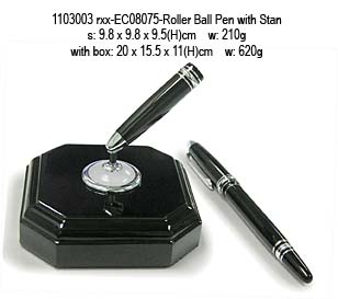 1103003 EC8075 Pen stand with roller ball pen RXXH